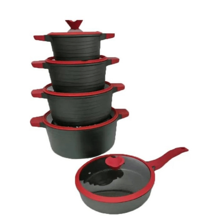 4 NON-COOKWARE SET  WITH FRYING  PAN