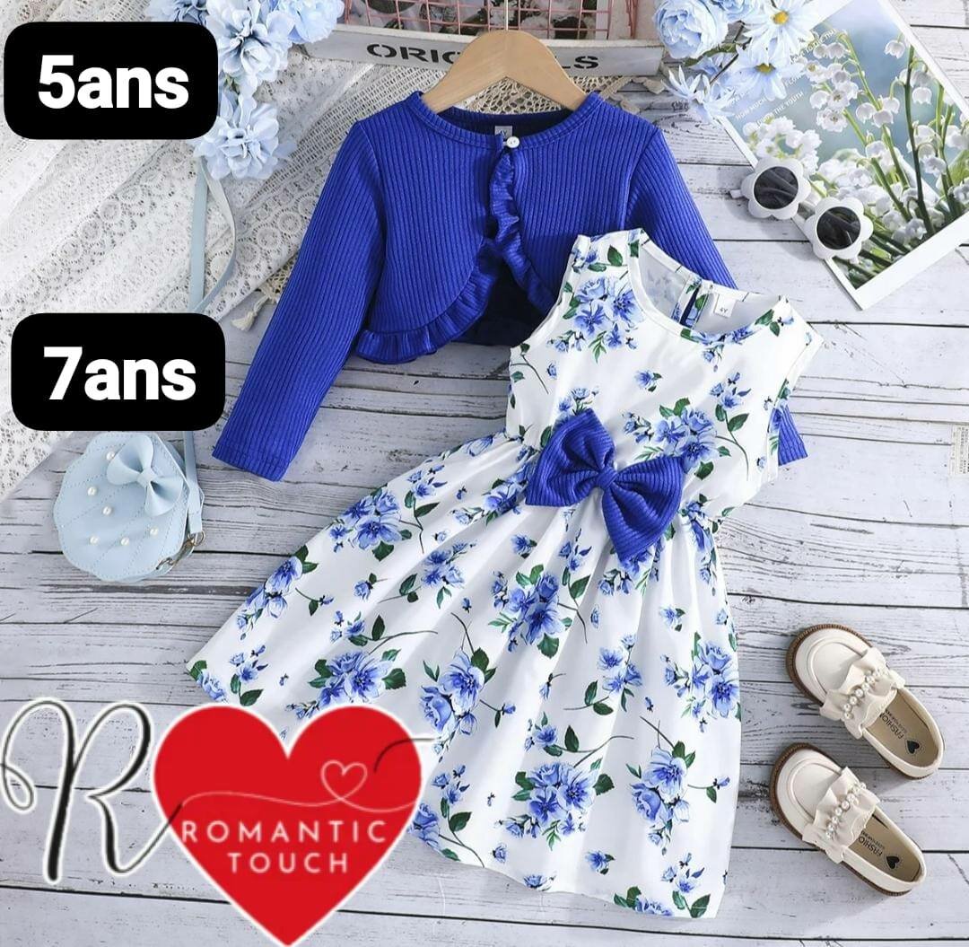 Robe avec gillet pour fille