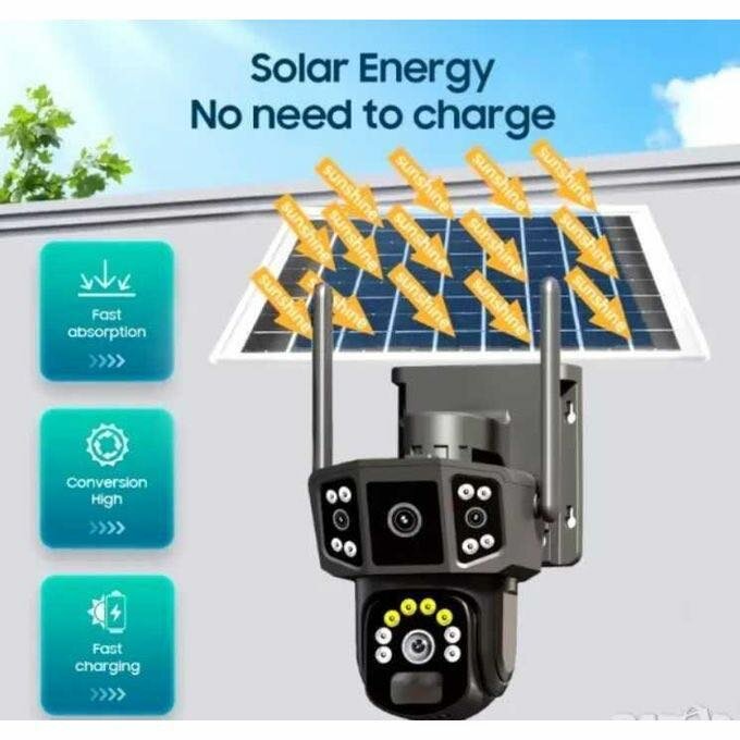 Caméra de surveillance solaire