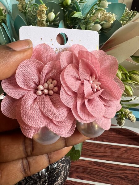 Boucles d'oreilles fleurs élégantes