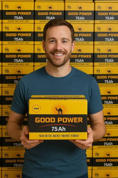 Batterie automobile 75Ah puissante