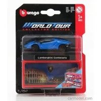 Lamborghini Centenario blue 1:64 World Tour Bburago