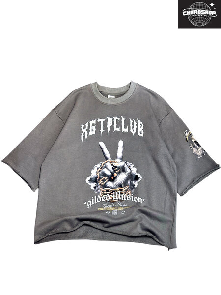 T-shirt imprimé oversize streetwear