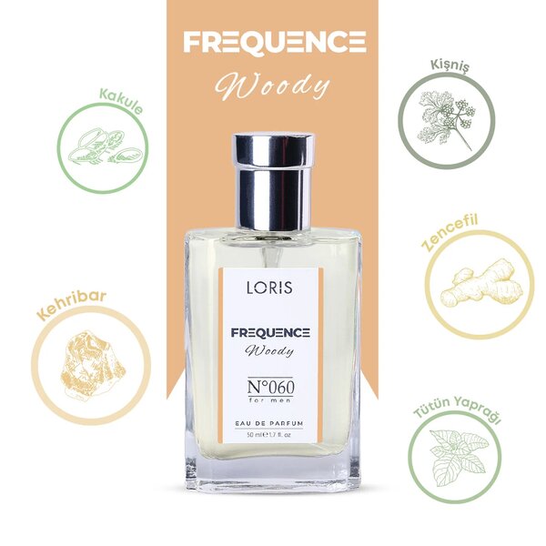 Loris woody body perfume for Men