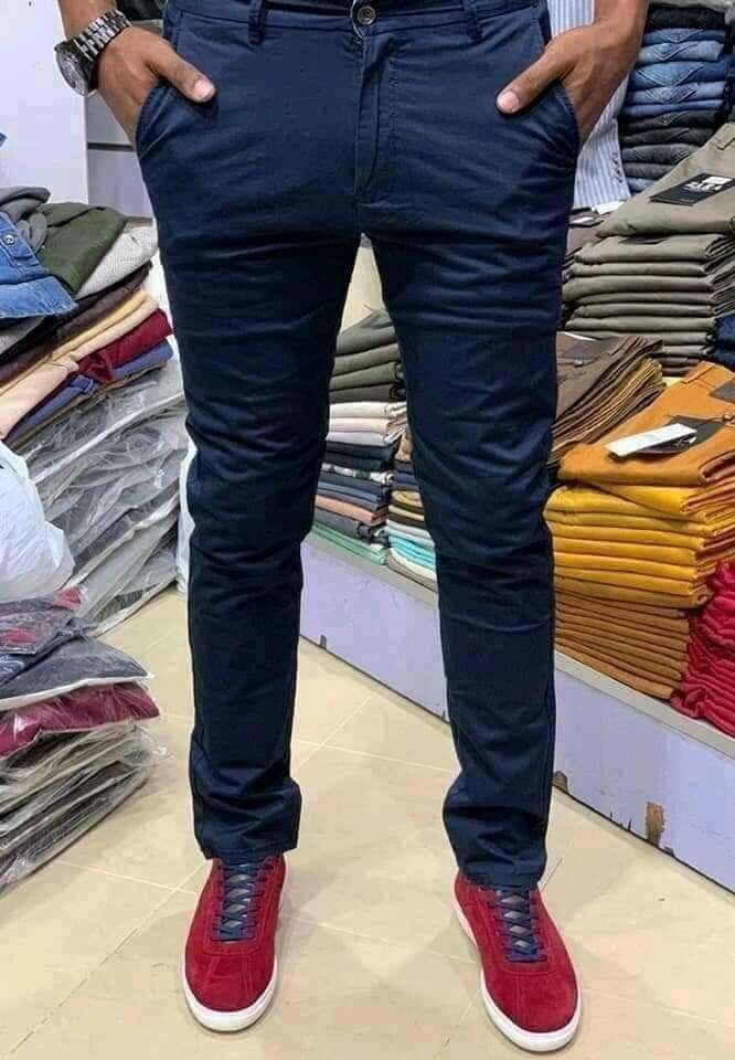 Pantalons chinos élégants homme
