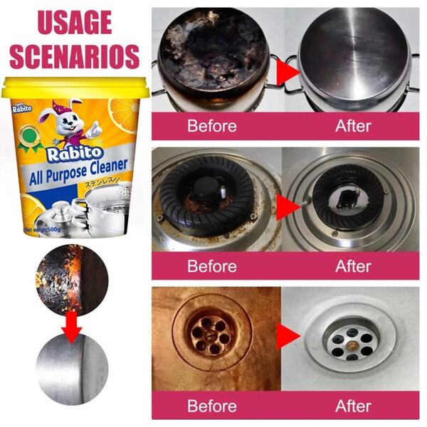 Crème Nettoyante Polyvalente Rabito