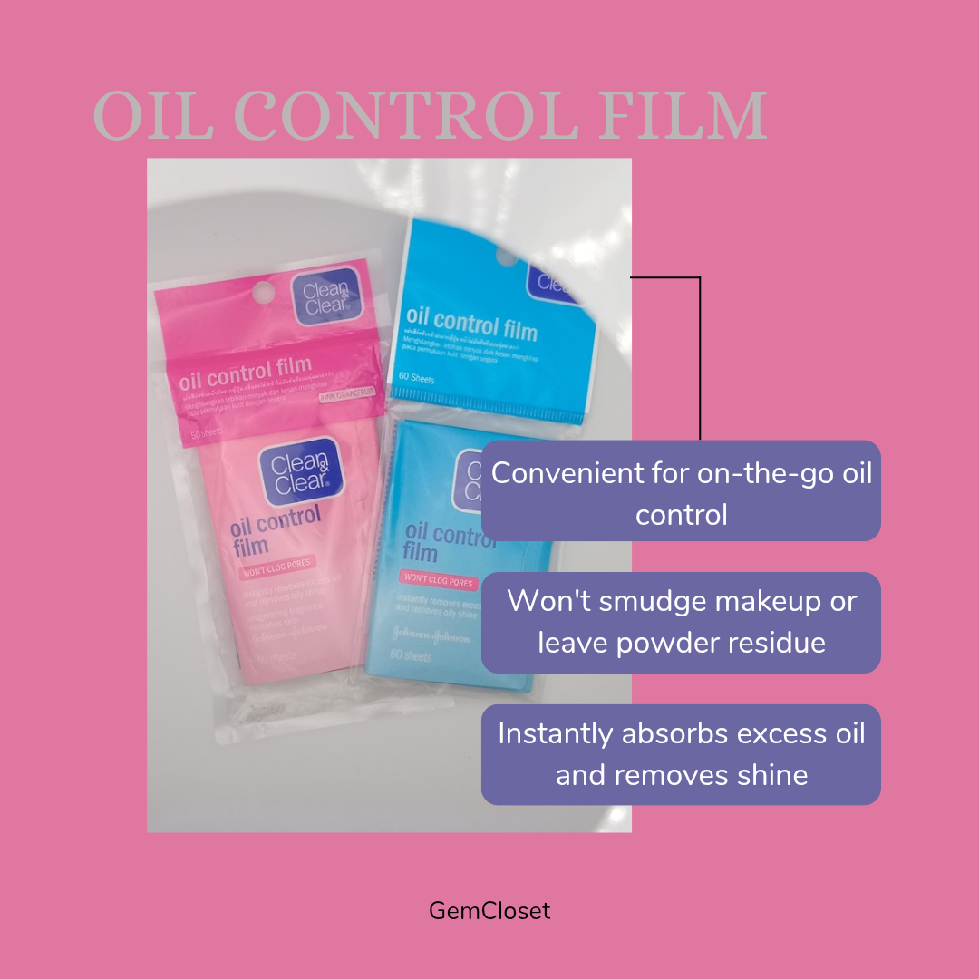 Face massager & oil control film