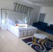 custom made bed with a high base