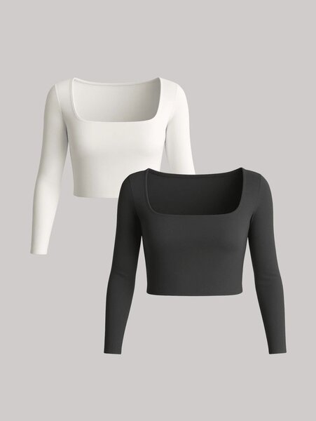 Crop tops manches longues Femme