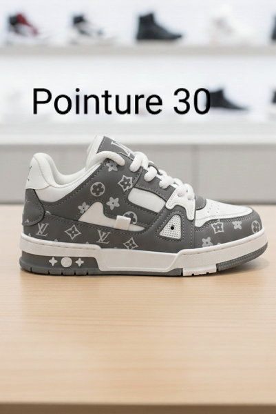 Baskets Enfant Mode Gris