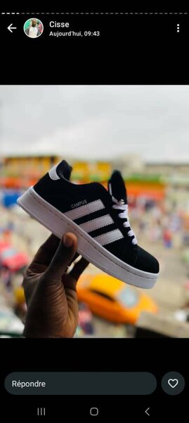 Baskets noires classiques