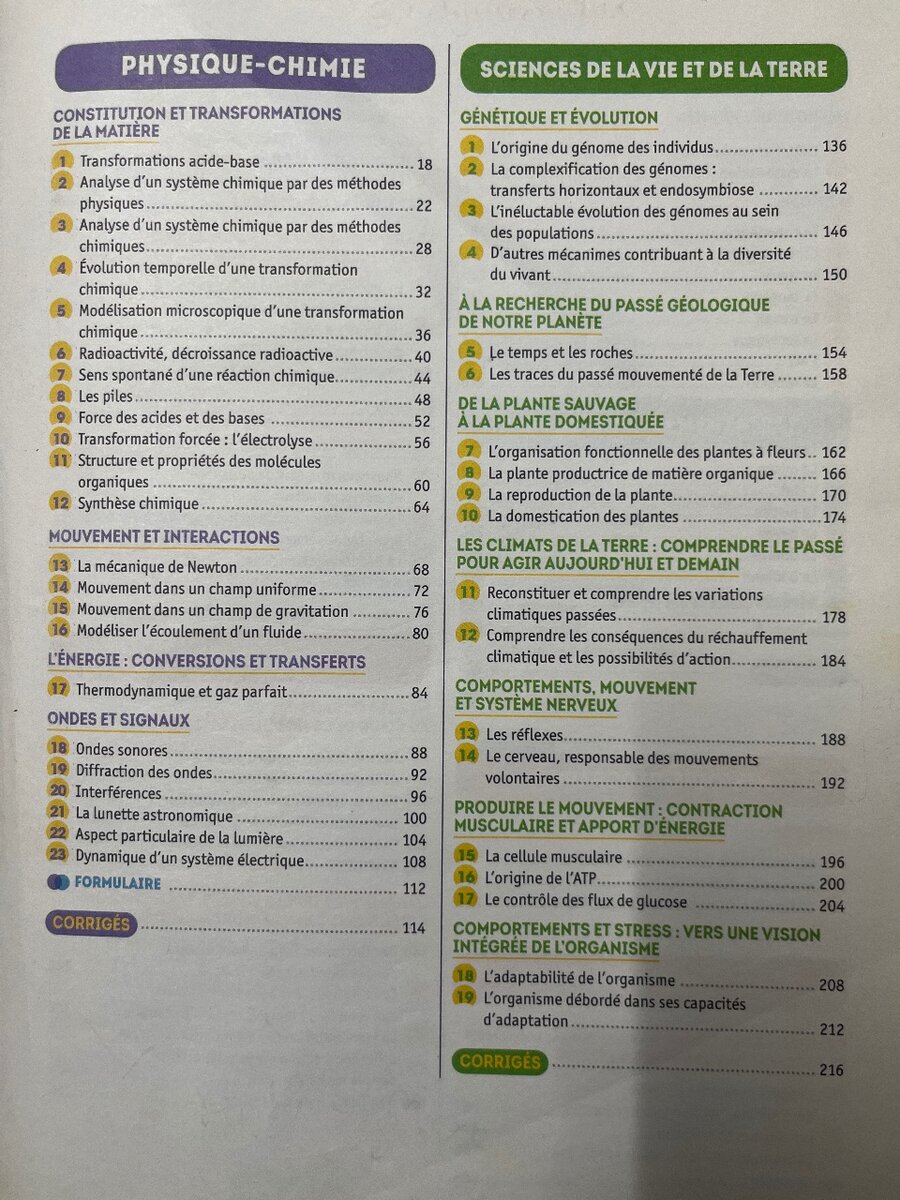 Annale pour le BAC Système FR