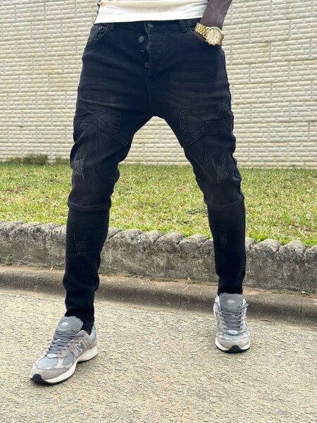 Jean Slim Noir Homme
