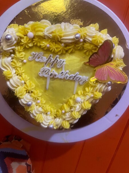 Gâteau d'anniversaire cœur