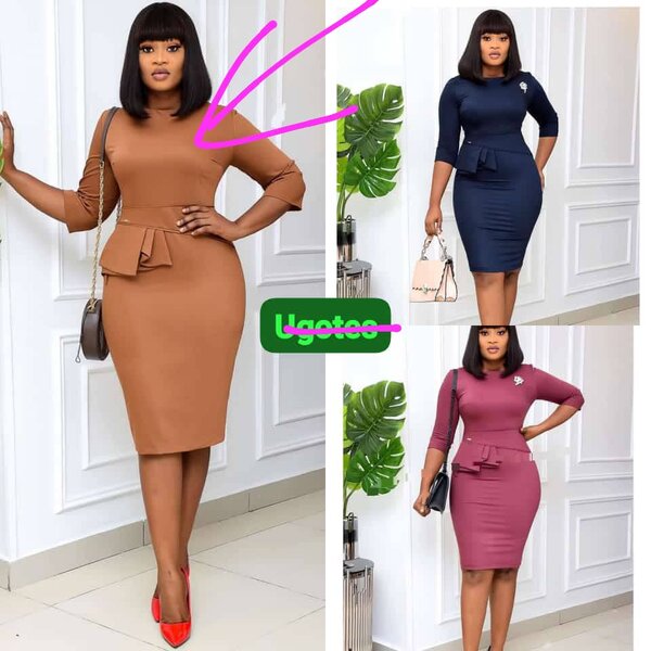 Ladies straight dress