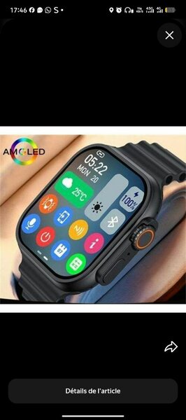 Montre Connectée Étanche LED