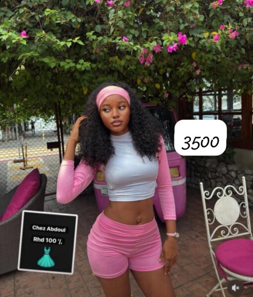 Ensemble de sport rose