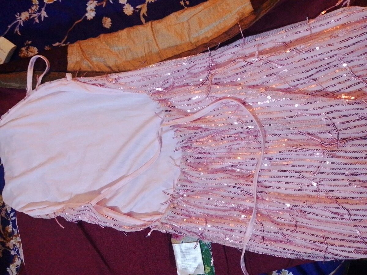 Robe Rose à Paillettes