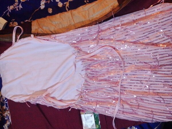 Robe Rose à Paillettes