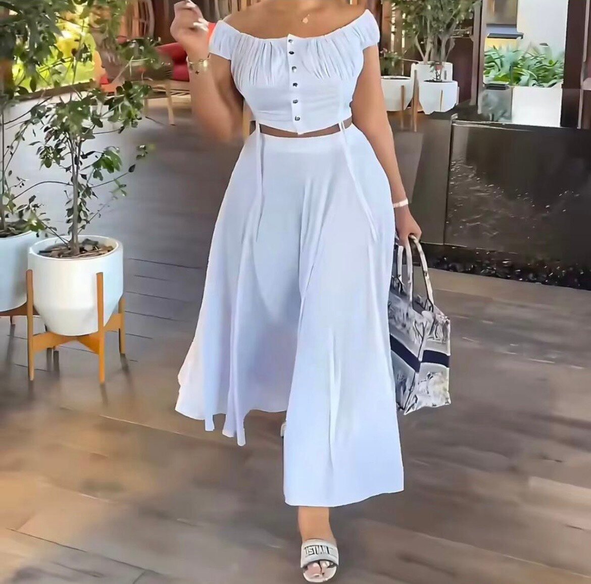 Ensemble chic à volants