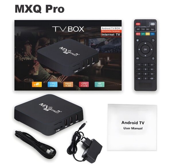 Box TV Android MXQ Pro