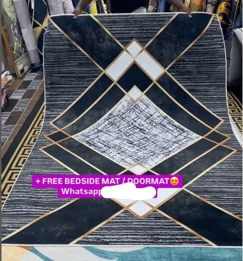 Beautiful and soft patterned carpet