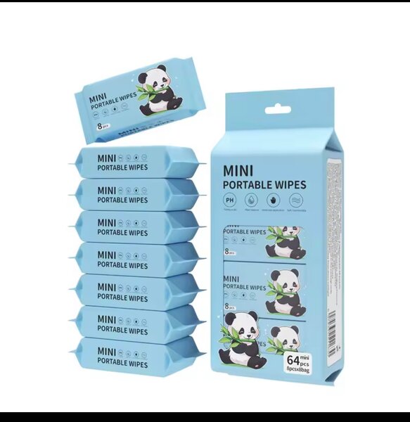 Lingettes Mini Portables
