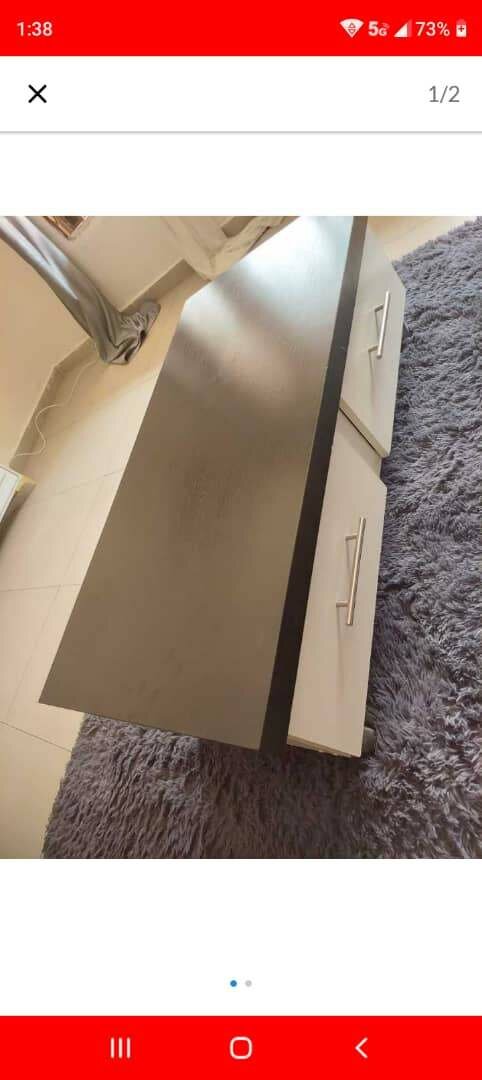 Couch , headboard and coffee table