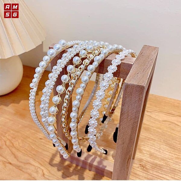 Serre-têtes élégants perles