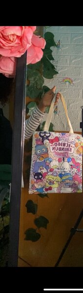 Tote bag à motif animé