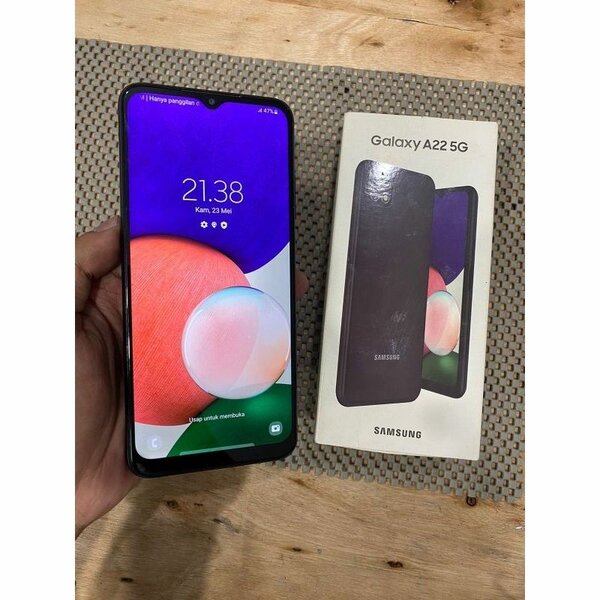 Galaxy A22 5G 256gb/8gb ram 2 sim in box 5000mAh