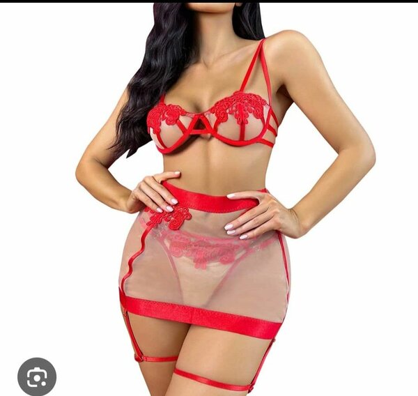 Ensemble Glamour Satin Érotique