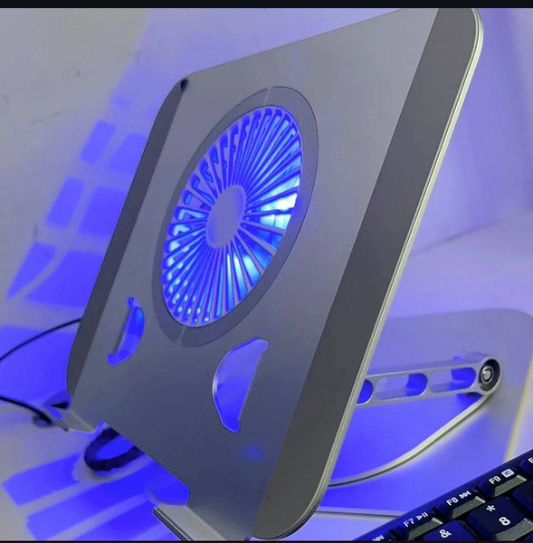 Rotating Laptop Stand with Cooling Fan