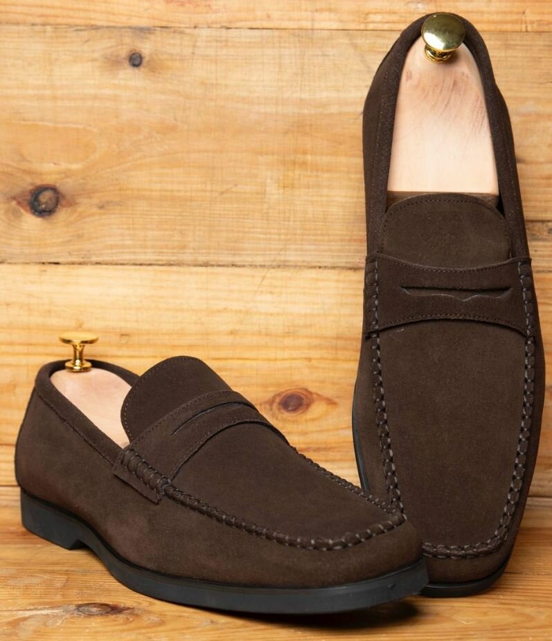 Mocassins en daim élégants