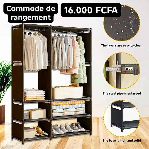 Armoire de rangement portable