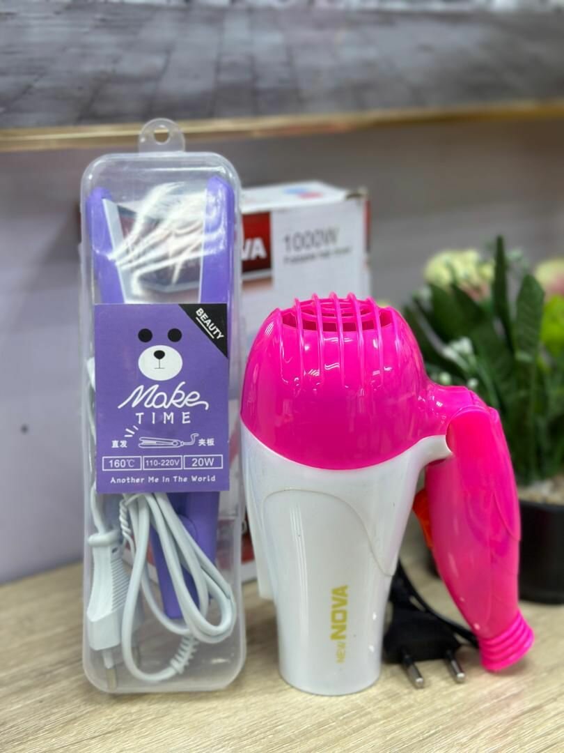 Sèche-cheveux et lisseur Nova