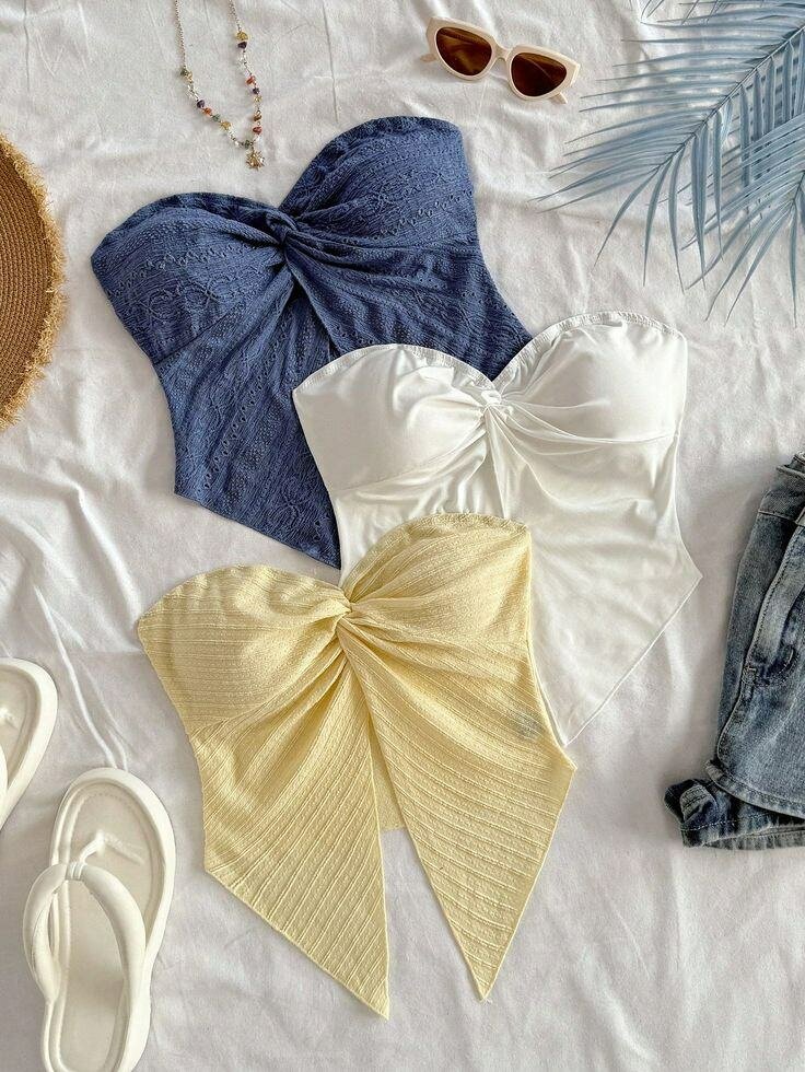 Top bustier bandeau élégant
