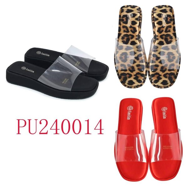 Claquettes modernes transparentes