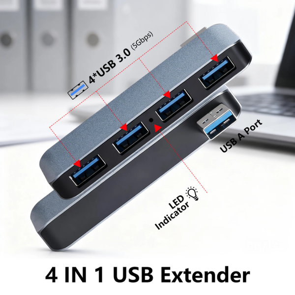 Adaptateur USB 3.0 4 en 1