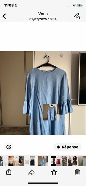 Robe décontractée bleue