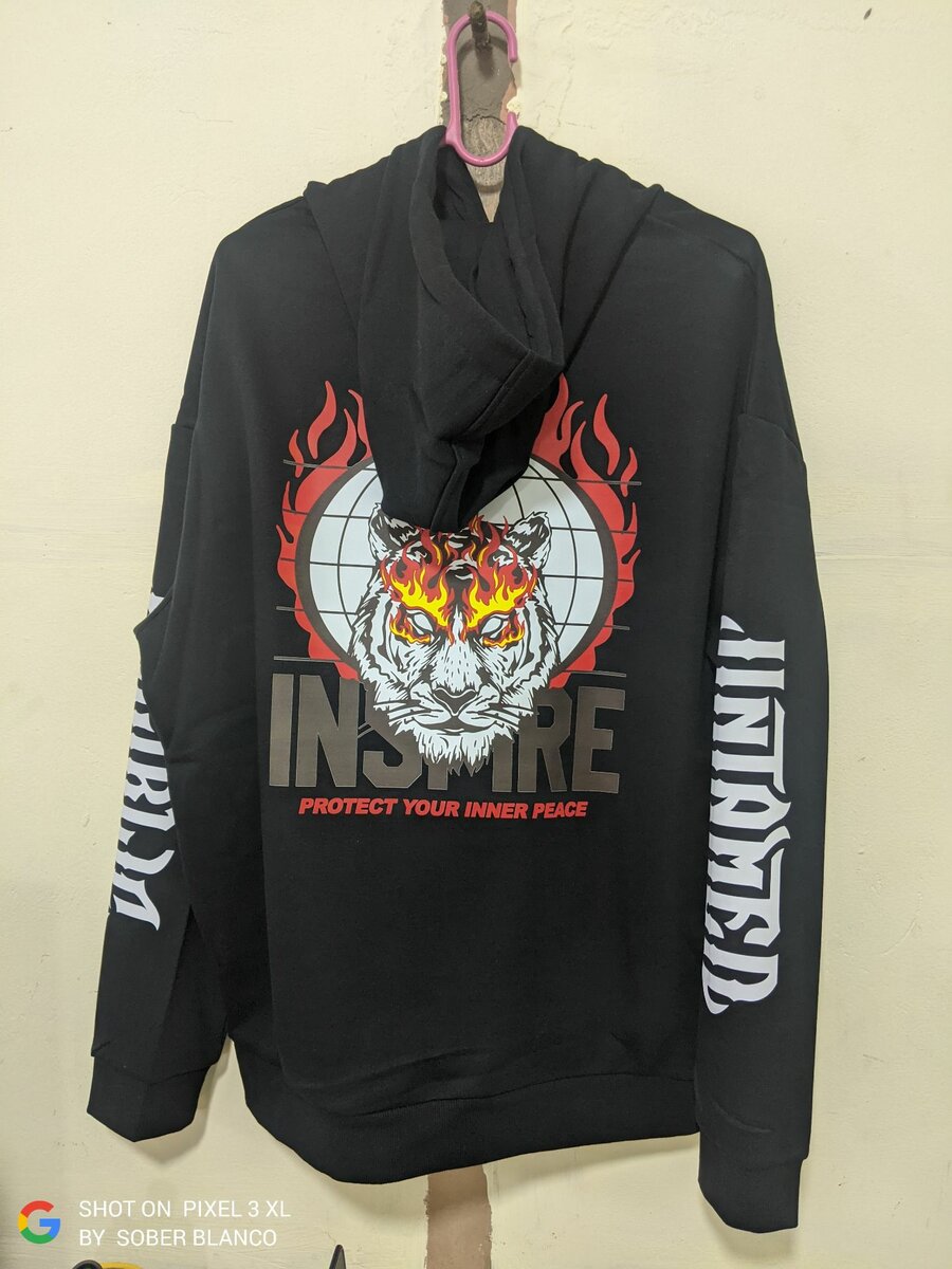 Untamed Inner Peace Black Hoodie