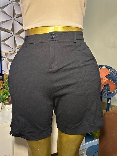Shorts en lin élégants
