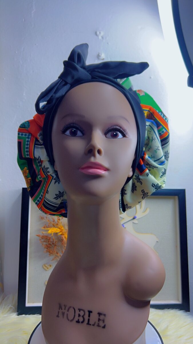 2 in 1 Hair Bonnet