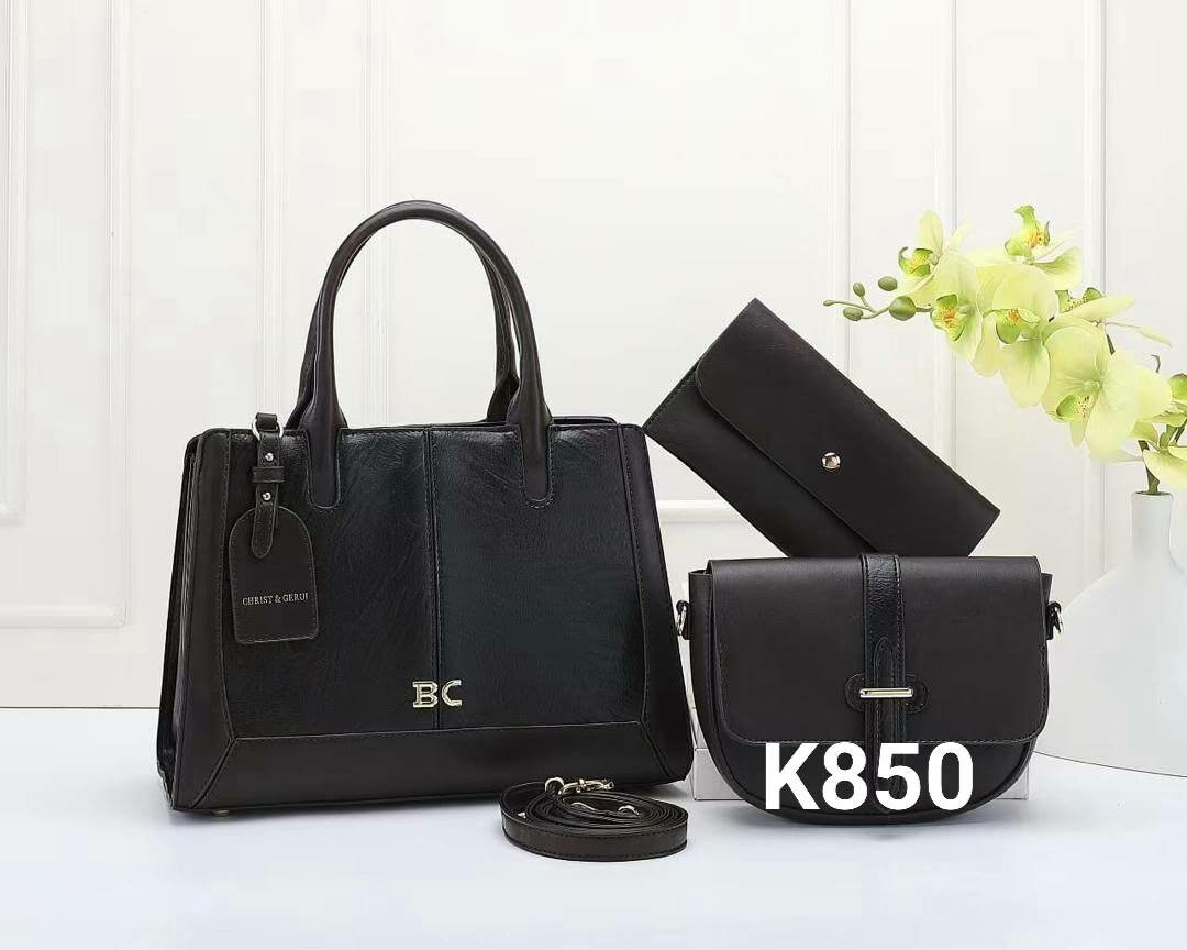 set of bags black