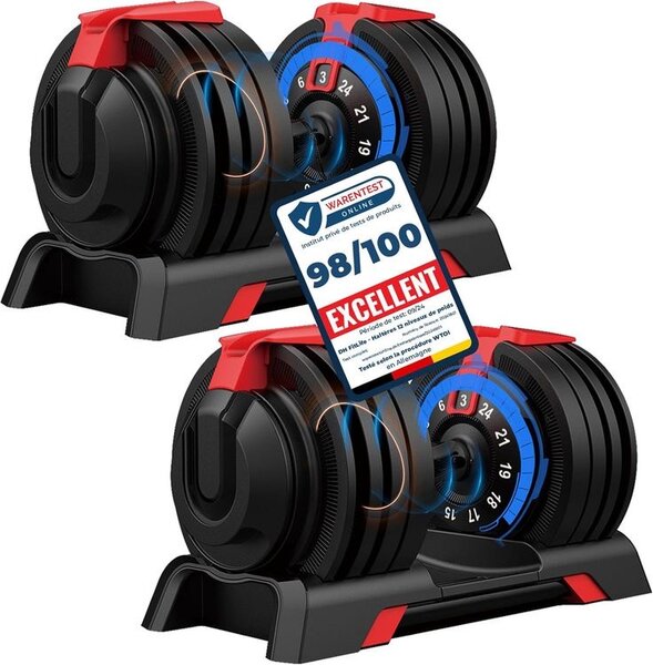 Haltères réglables en fonte