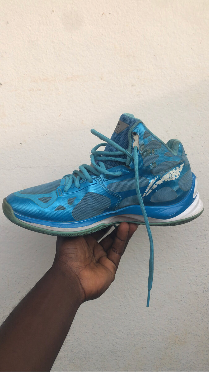 Chaussures de sport bleues homme