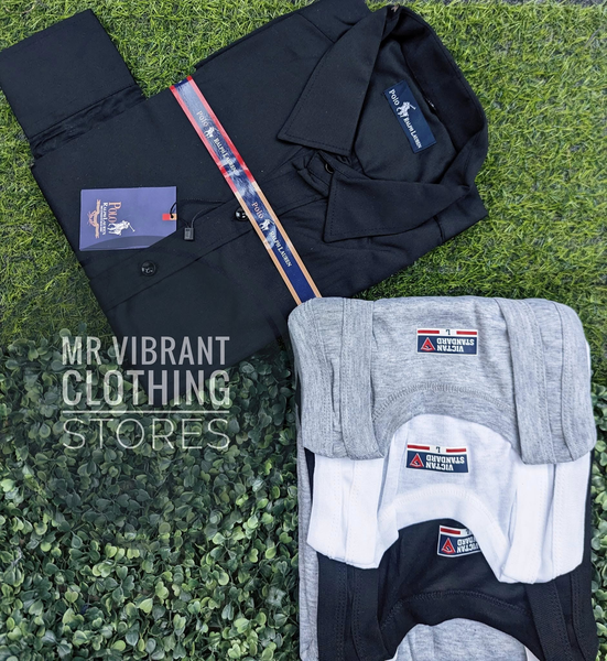 Combo of Quality Smart shirt and 3 set of Vests 