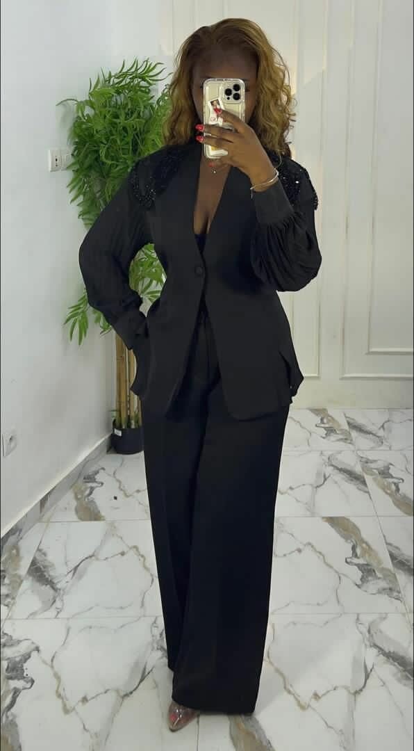 Tailleur Femme Chic Noir