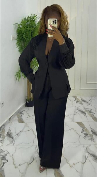 Tailleur Femme Chic Noir
