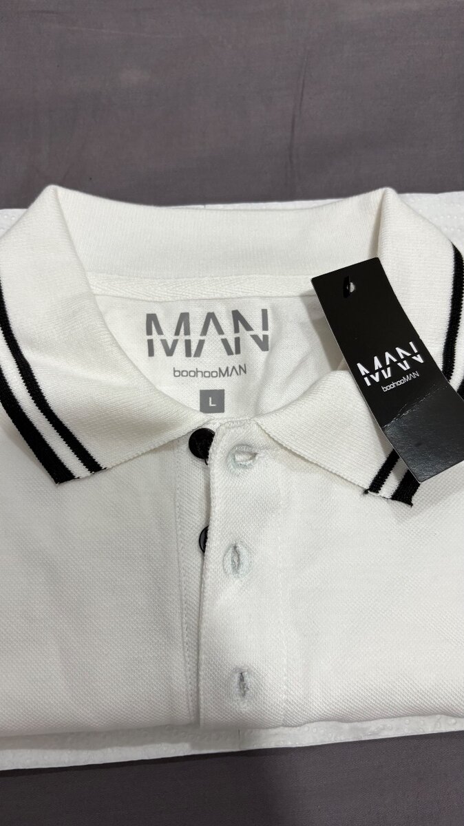 Polo Blanc en Coton pour Homme